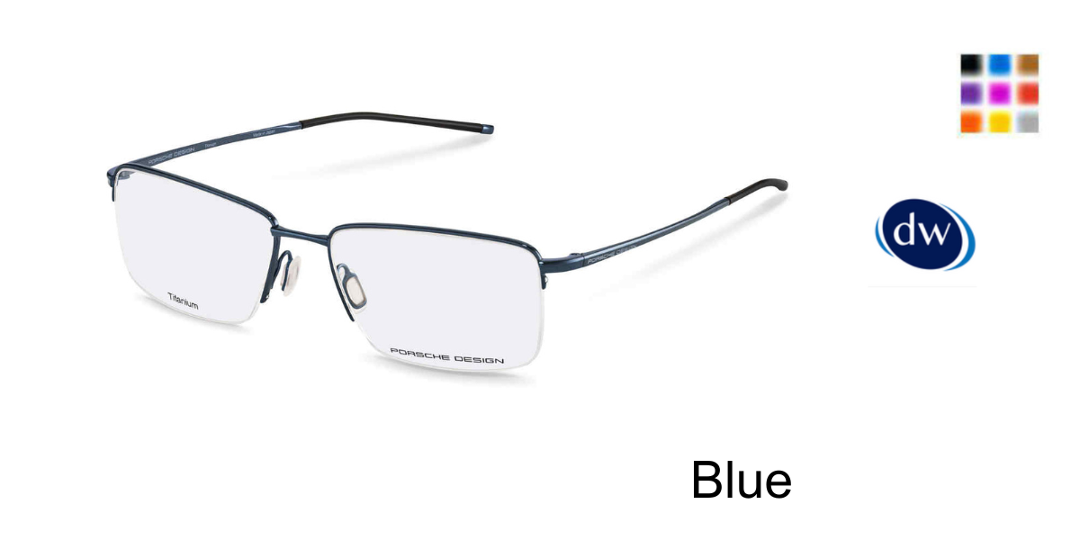 PORSCHE DESIGN P8751 Eyeglasses Blue