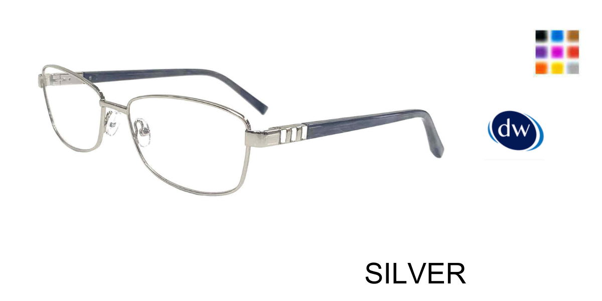 SILVER Jones New York VJON502 Eyeglasses