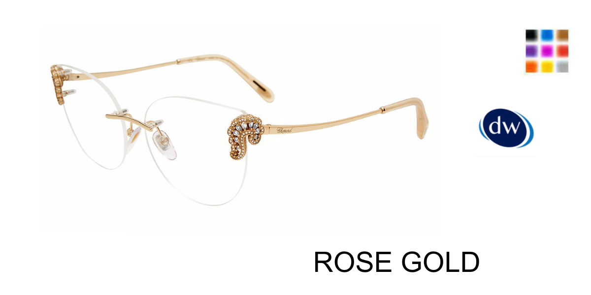 ROSE GOLD    Chopard VCHG03S Eyeglasses