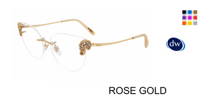 ROSE GOLD    Chopard VCHG03S Eyeglasses