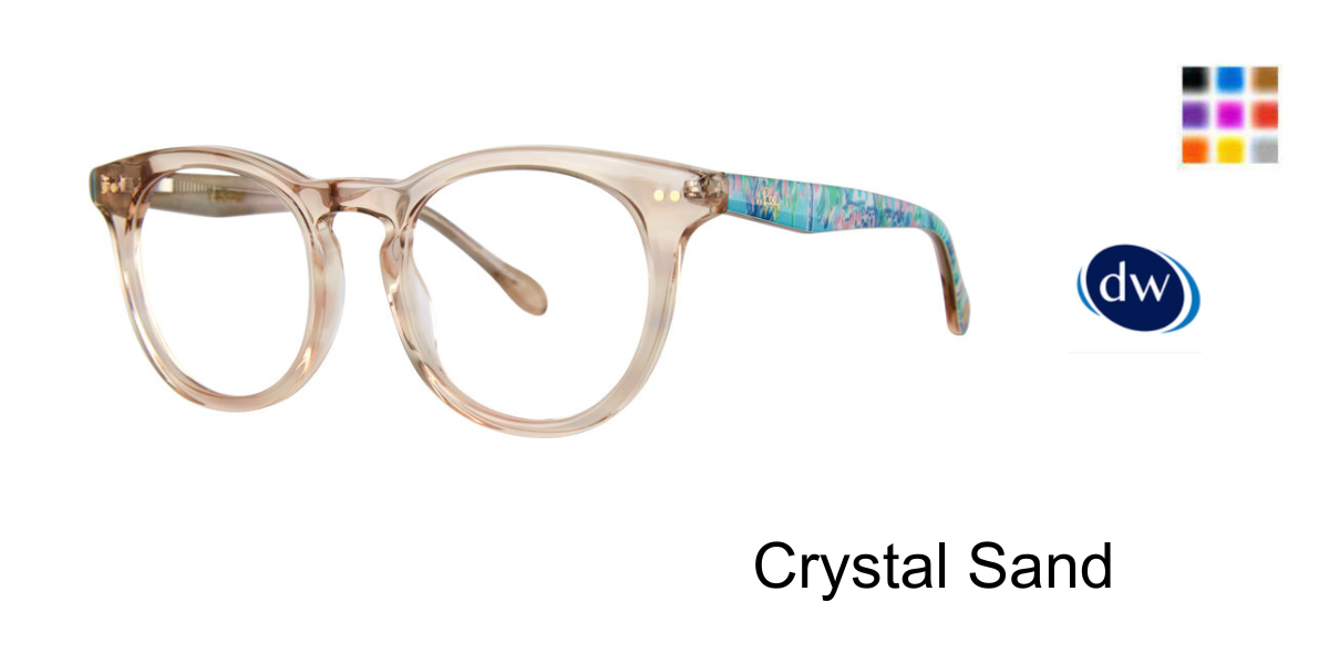 Crystal Sand        Lilly Pulitzer Reyes Mini Eyeglasses