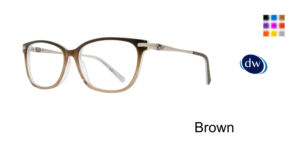 Brown               Serafina Lydia Eyeglasses