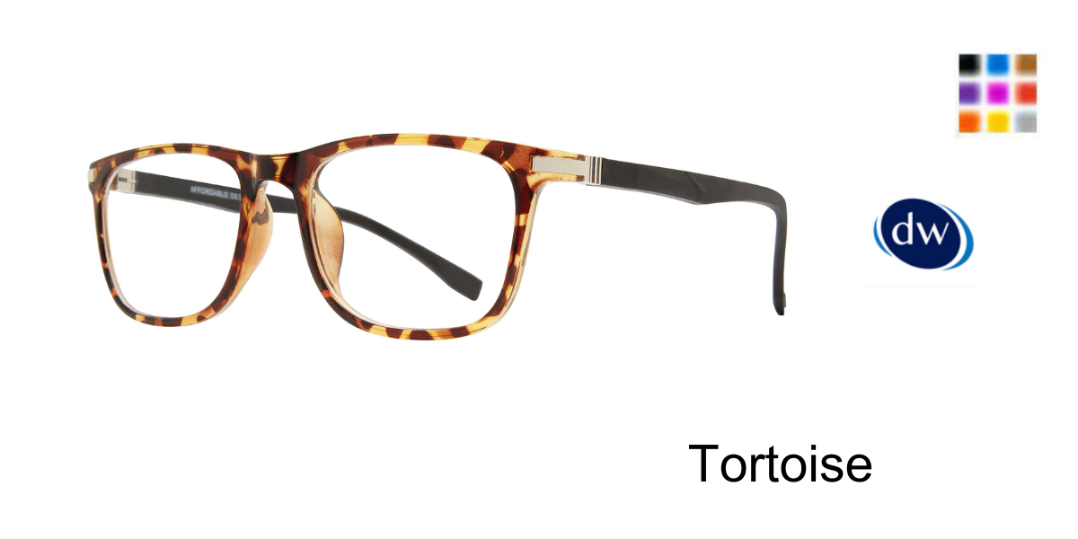 Tortoise        Affordable Designs Spencer Eyeglasses