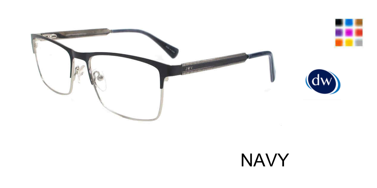 NAVY      John Varvatos VJVC009 Eyeglasses