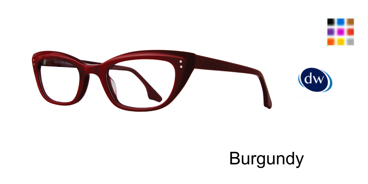 Burgundy        Brooklyn Heights Judy Eyeglasses