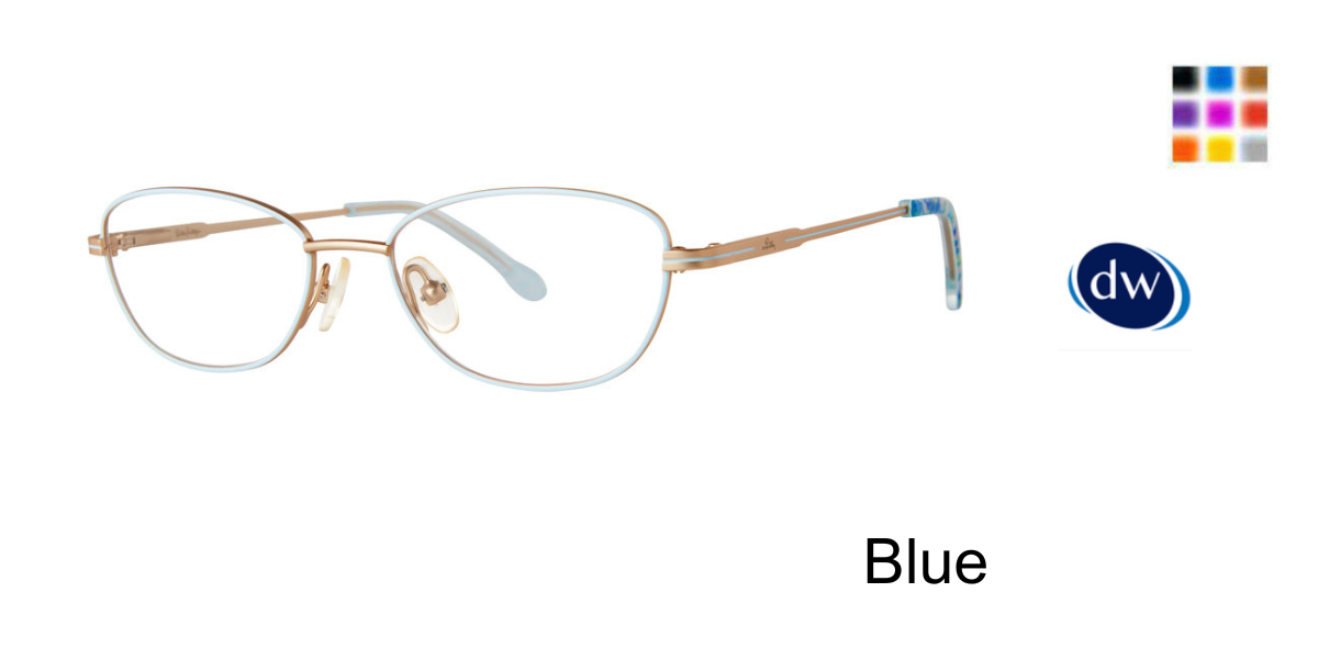 Blue          Lilly Pulitzer Remington Eyeglasses