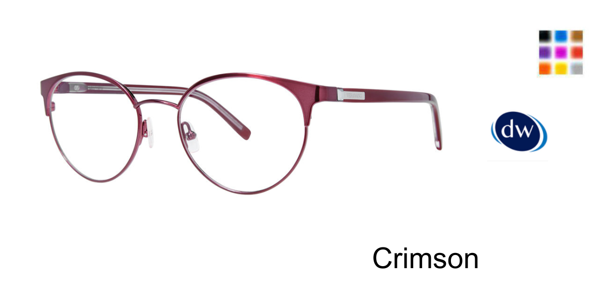 Crimson       Vera Wang Dree Eyeglasses
