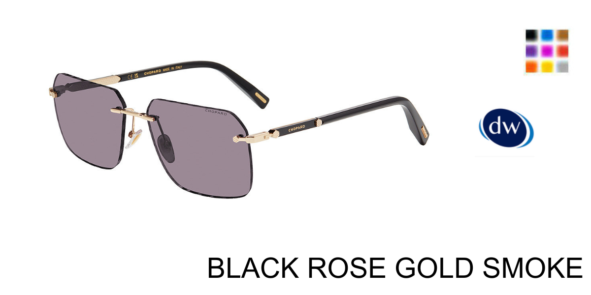 BLACK ROSE GOLD SMOKE         Chopard SCHL75 Eyeglasses