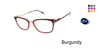 VICTOR GLEMAUD X TURA VGO004 Eyeglasses Burgundy