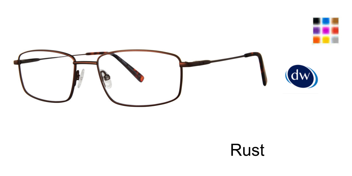 Rust          Elliott Ives Yarrow Eyeglasses