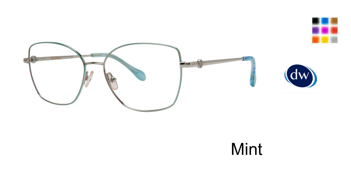 Mint      Lilly Pulitzer Carole Eyeglasses