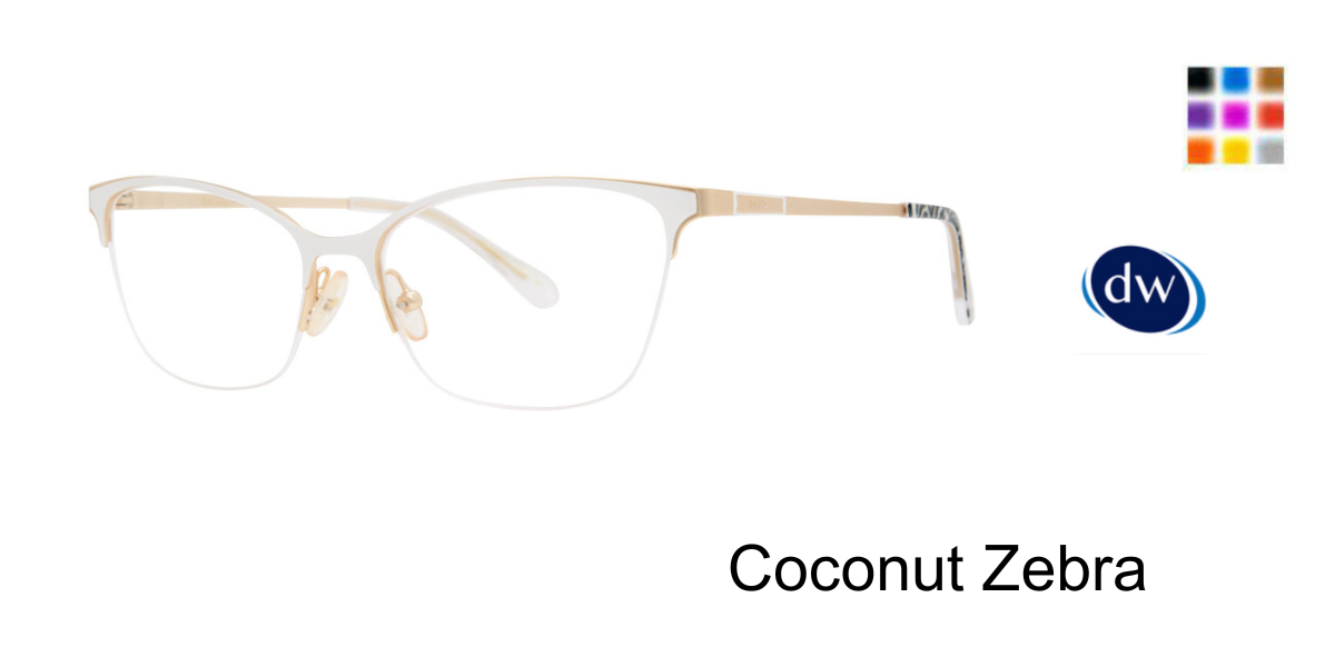 Coconut Zebra     Lilly Pulitzer Garcelle Eyeglasses