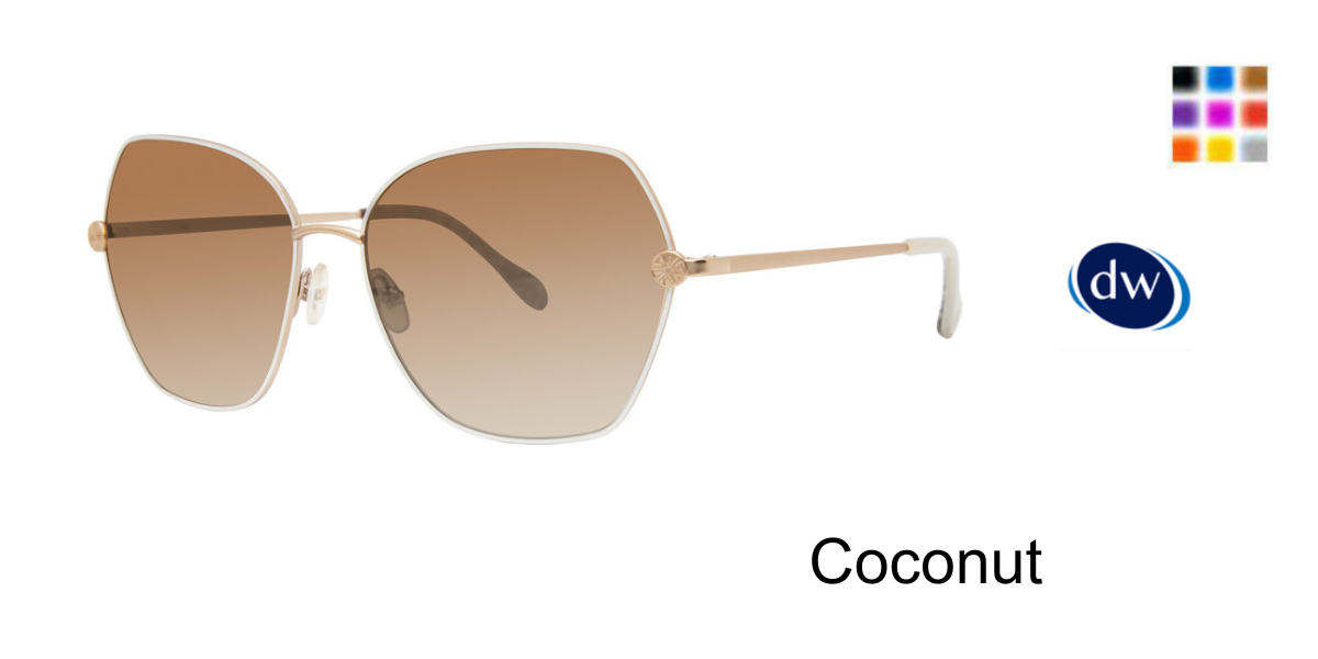 Coconut     Lilly Pulitzer Marseille Sunglasses
