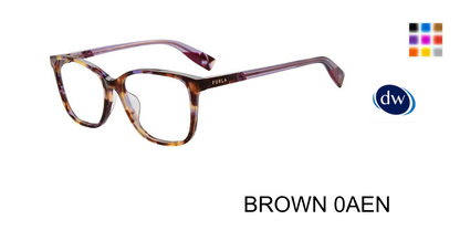 BROWN 0AEN Furla VFU579V Eyeglasses