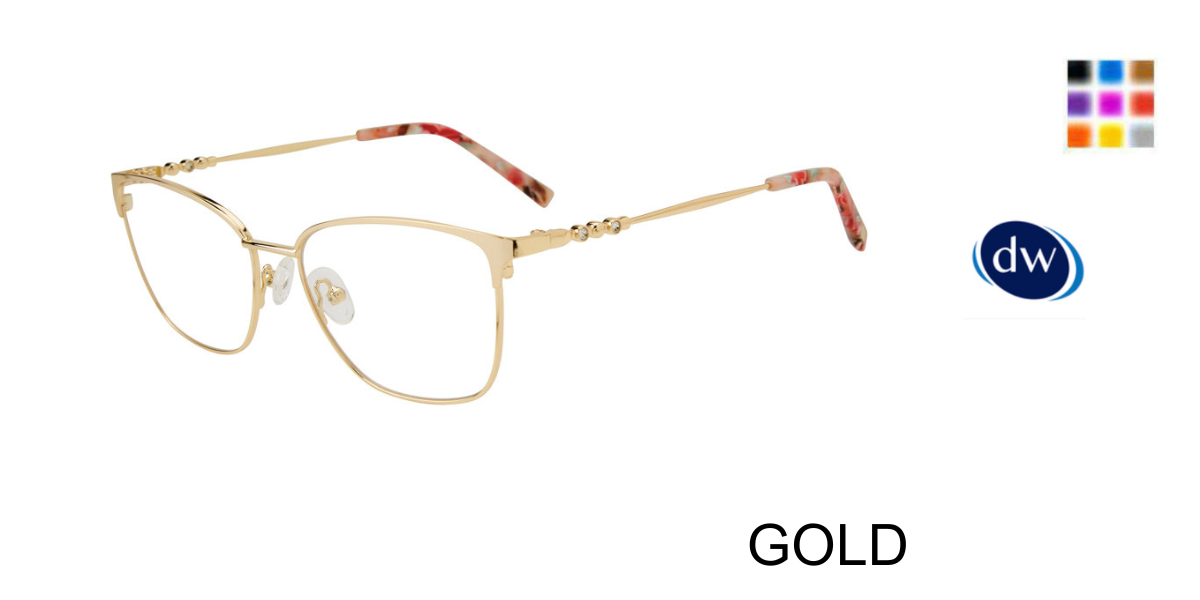 GOLD Jones New York VJON507 Eyeglasses