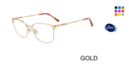 GOLD Jones New York VJON507 Eyeglasses