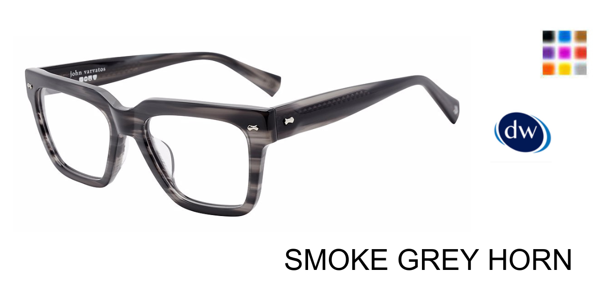 SMOKE GREY HORN   John Varvatos VJV439 Eyeglasses