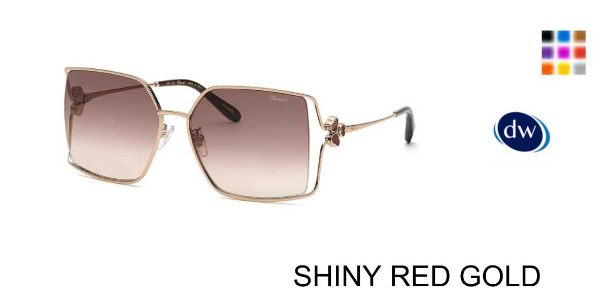 SHINY RED GOLD 0A39        Chopard SCHG68V Eyeglasses