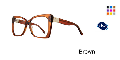 Brown             Serafina Florida Eyeglasses