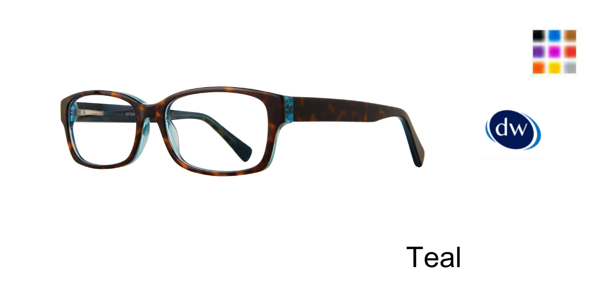 Teal            Serafina Landau Eyeglasses