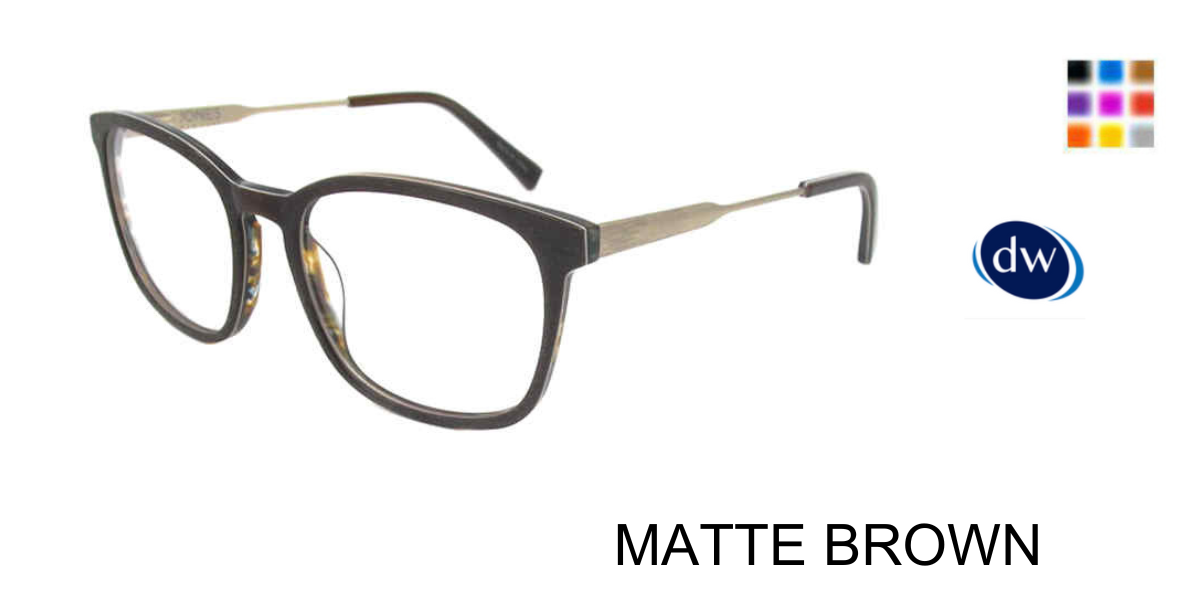 MATTE BROWN Jones New York VJOM548 Eyeglasses