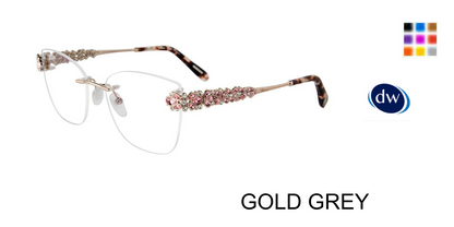 GOLD GREY       Chopard VCHG99S Eyeglasses
