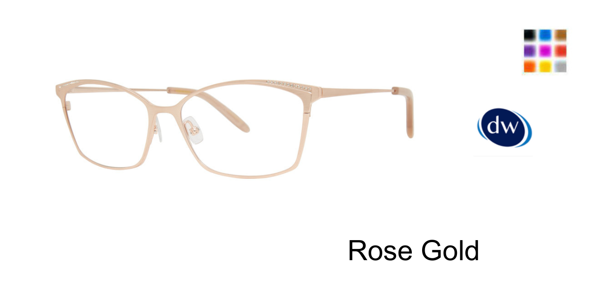 Rose Gold          Vera Wang Violette Eyeglasses