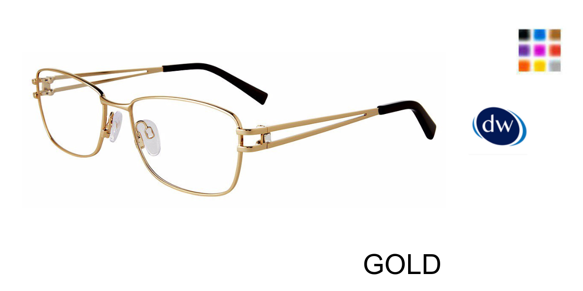 GOLD Jones New York VJON500 Eyeglasses