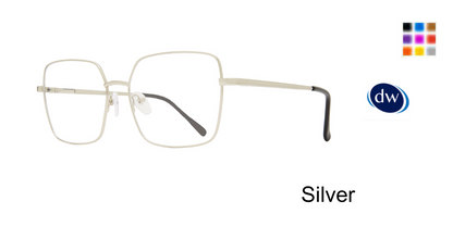 Silver         Affordable Designs Farah Eyeglasses