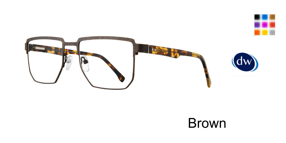 Brown       Brooklyn Heights Jefferson Eyeglasses