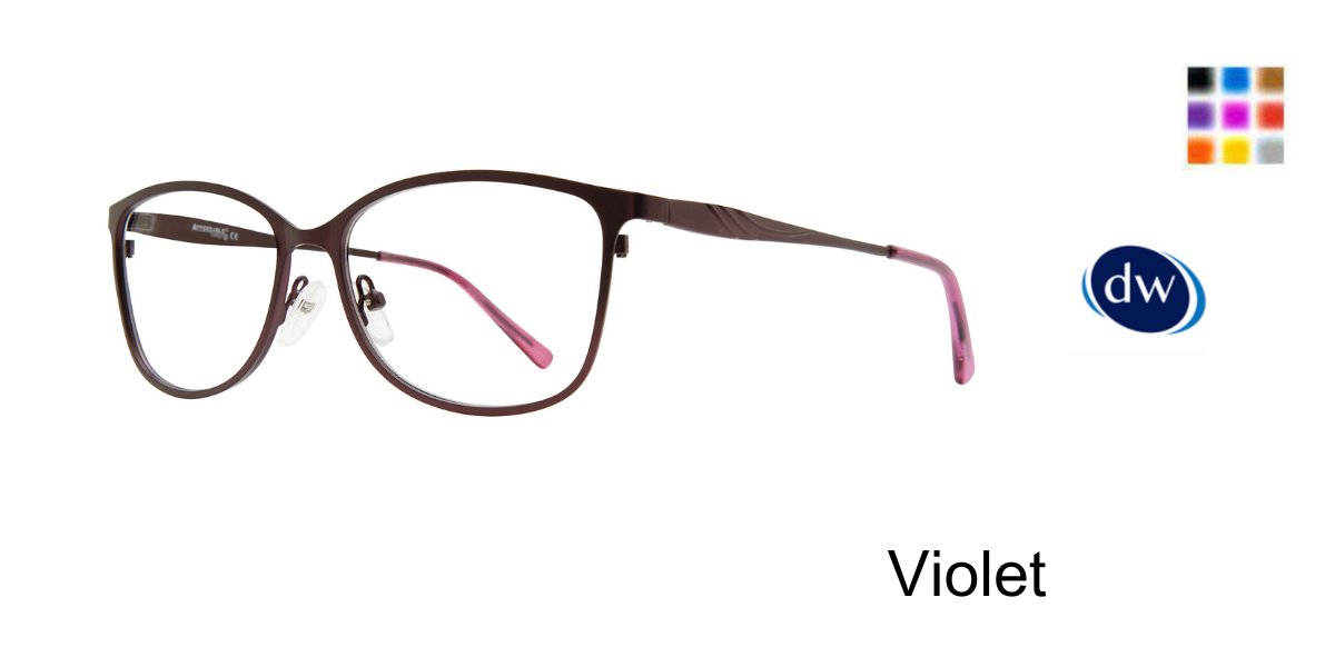 Violet      Affordable Designs Yvonne Eyeglasses