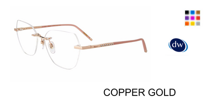 COPPER GOLD      Chopard VCHG26S Eyeglasses
