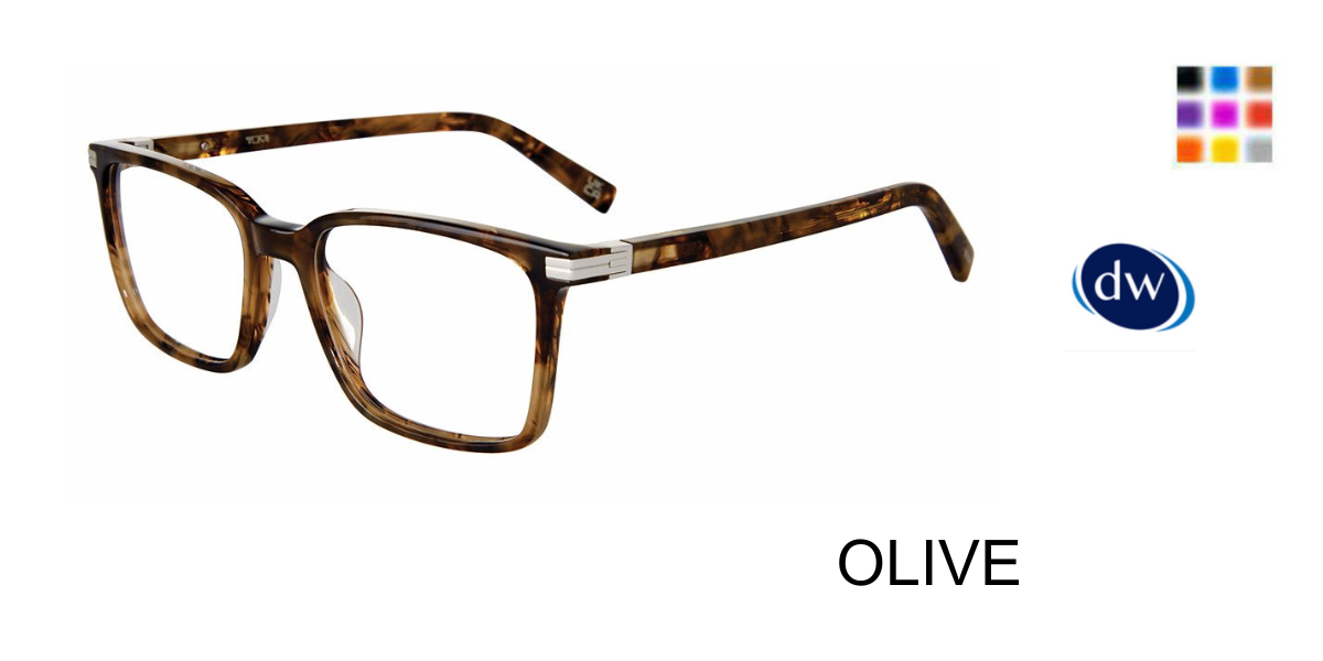 OLIVE        TUMI VTU523 Eyeglasses