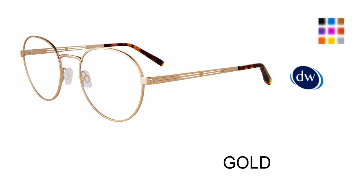GOLD Jones New York VJOM377 Eyeglasses