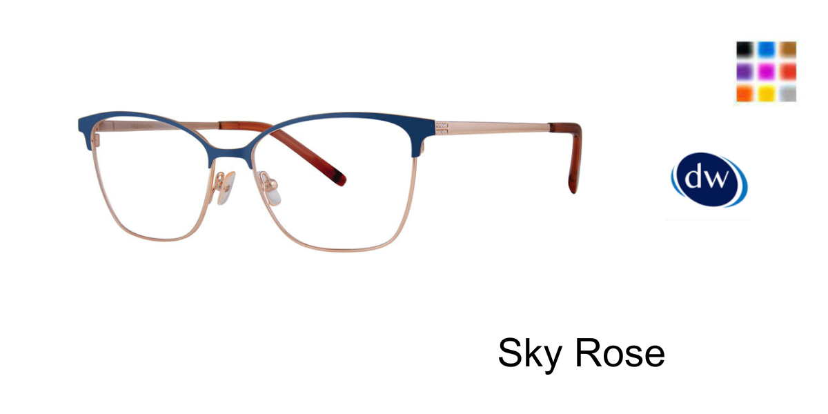 Sky Rose         Vera Wang Brielle Eyeglasses