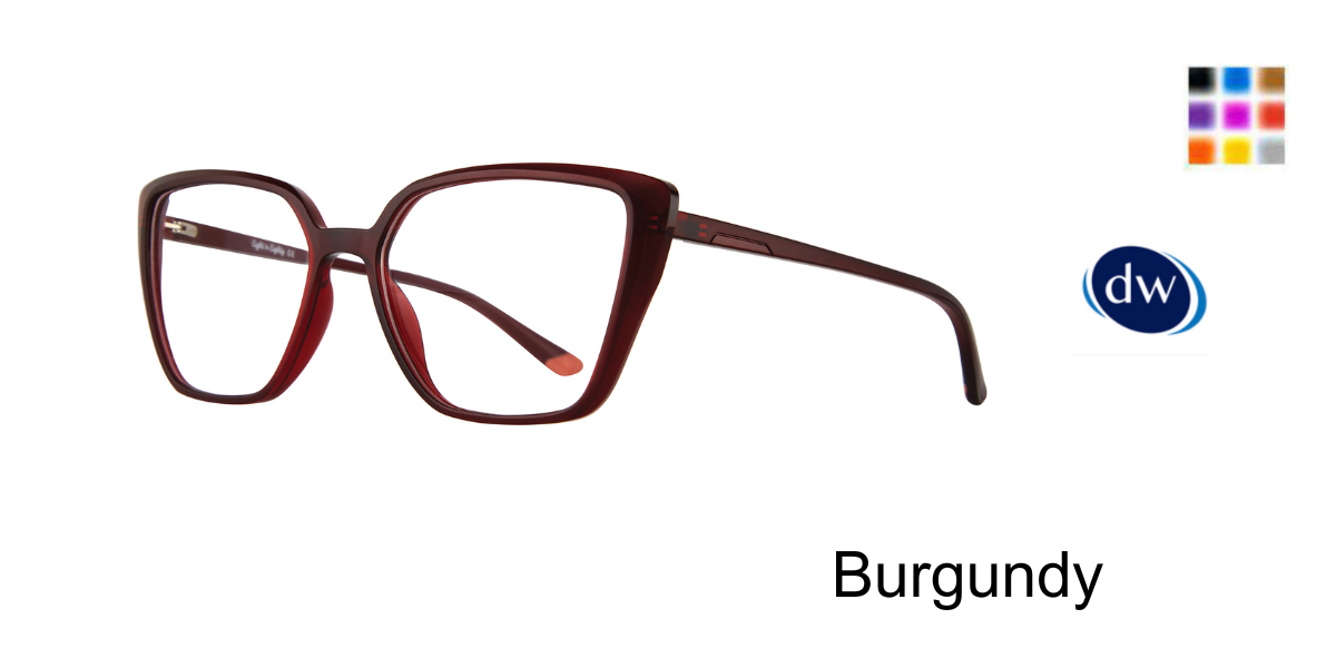 Burgundy            Eight to Eighty Yara Eyeglasses