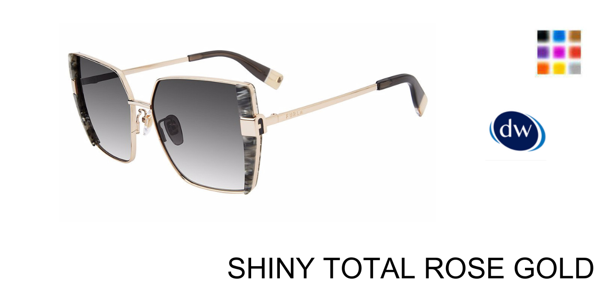 SHINY TOTAL ROSE GOLD Furla SFU819 Sunglasses