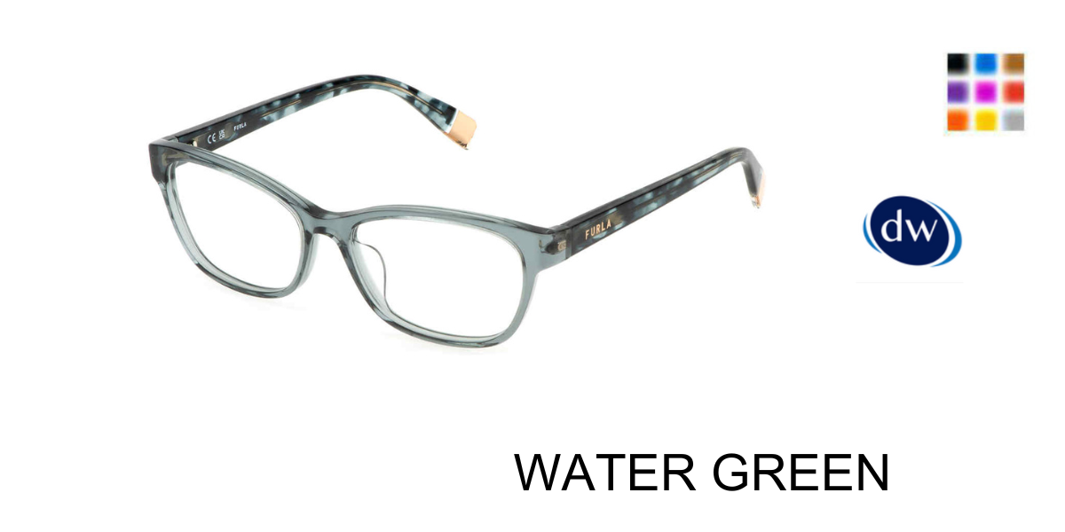 WATER GREEN Furla VFU670 Eyeglasses