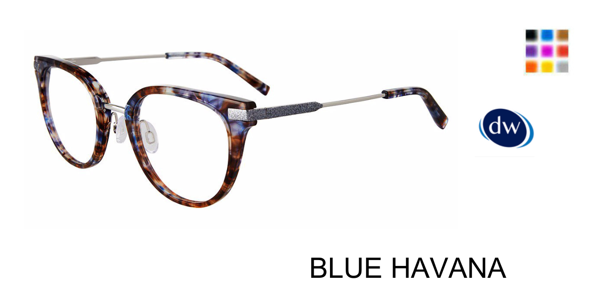 BLUE HAVANA Jones New York VJON789 Eyeglasses