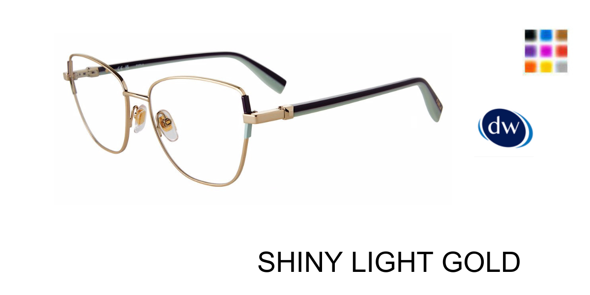 SHINY LIGHT GOLD Furla VFU727 Eyeglasses