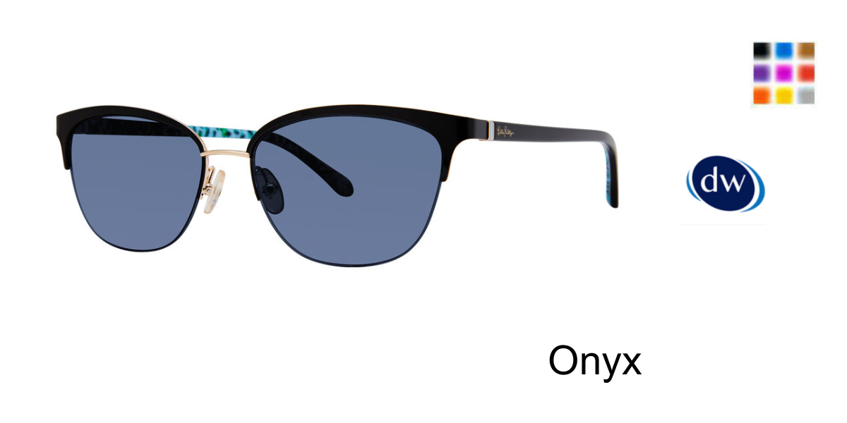 Onyx         Lilly Pulitzer Cannes Sunglasses