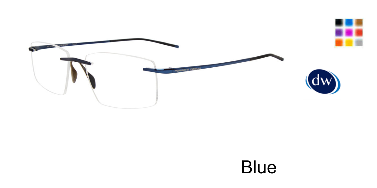 PORSCHE DESIGN P8362 Eyeglasses Blue