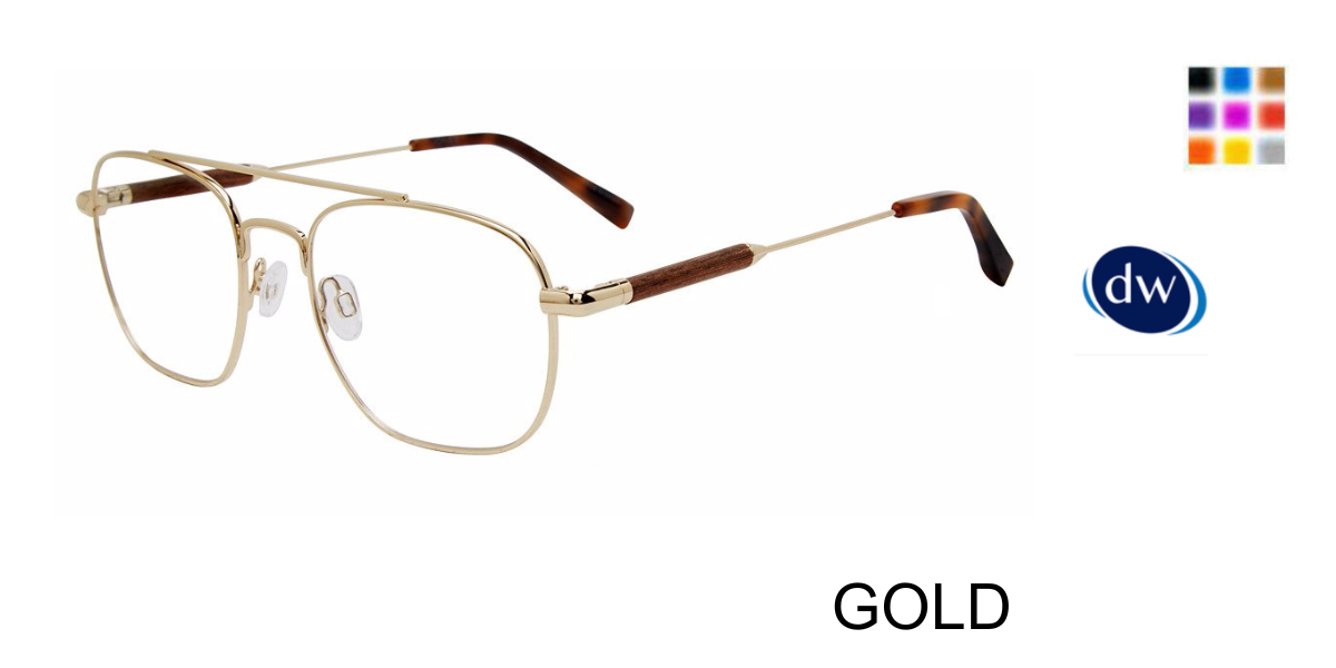 GOLD Jones New York VJOM378 Eyeglasses