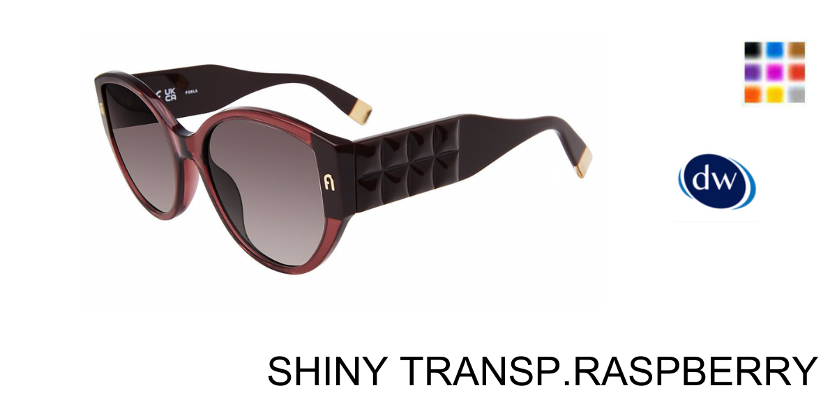 SHINY TRANSP.RASPBERRY Furla SFU784 Sunglasses