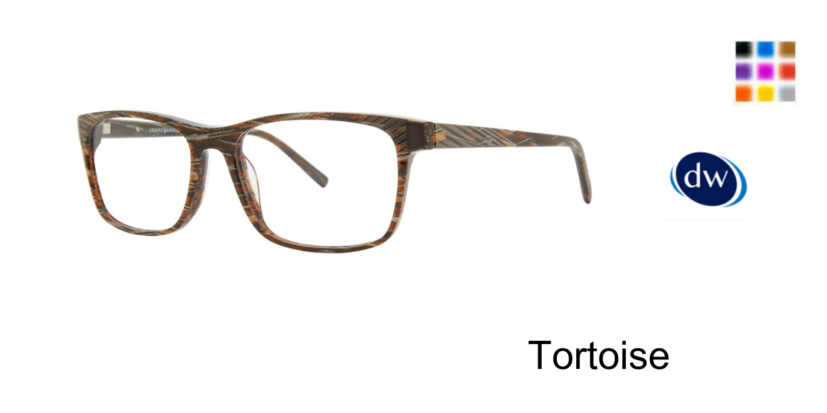 Tortoise         Jhane Barnes Quark Eyeglasses