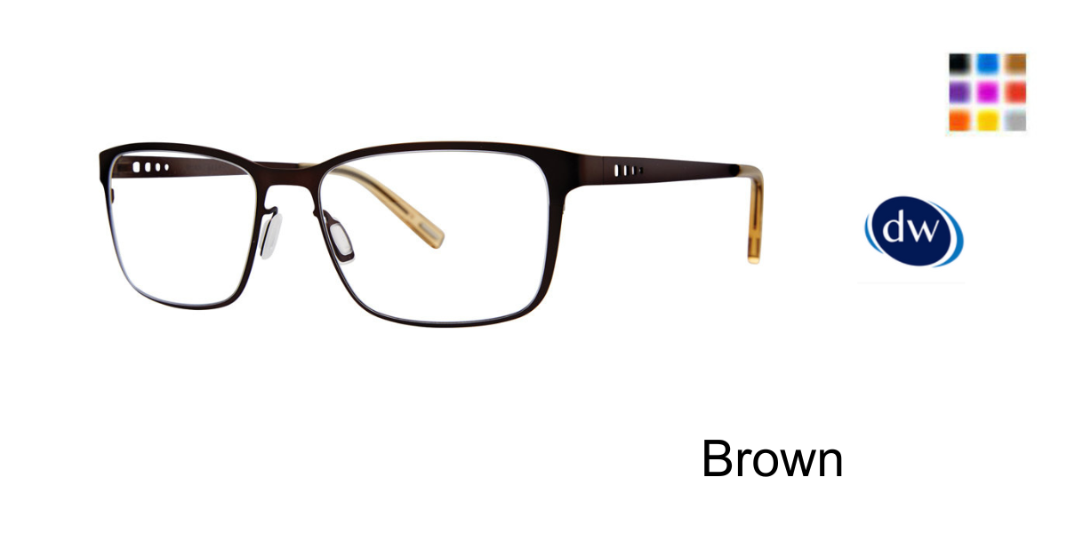 Brown         Jhane Barnes Lemniscate Eyeglasses