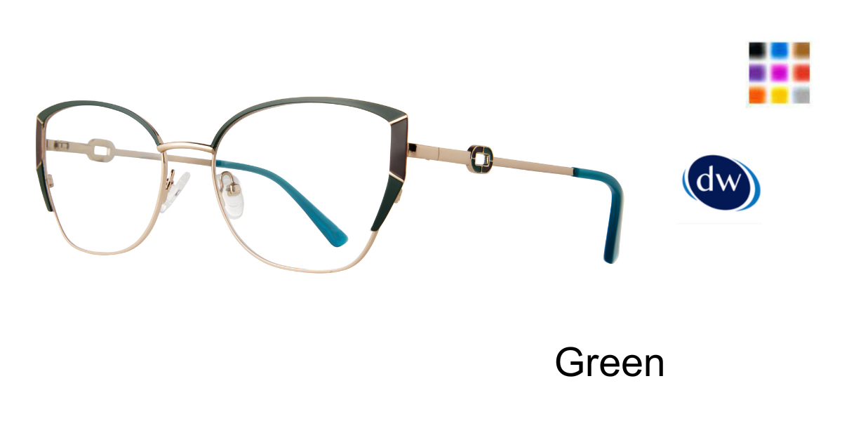 Green        Serafina Betsy Eyeglasses
