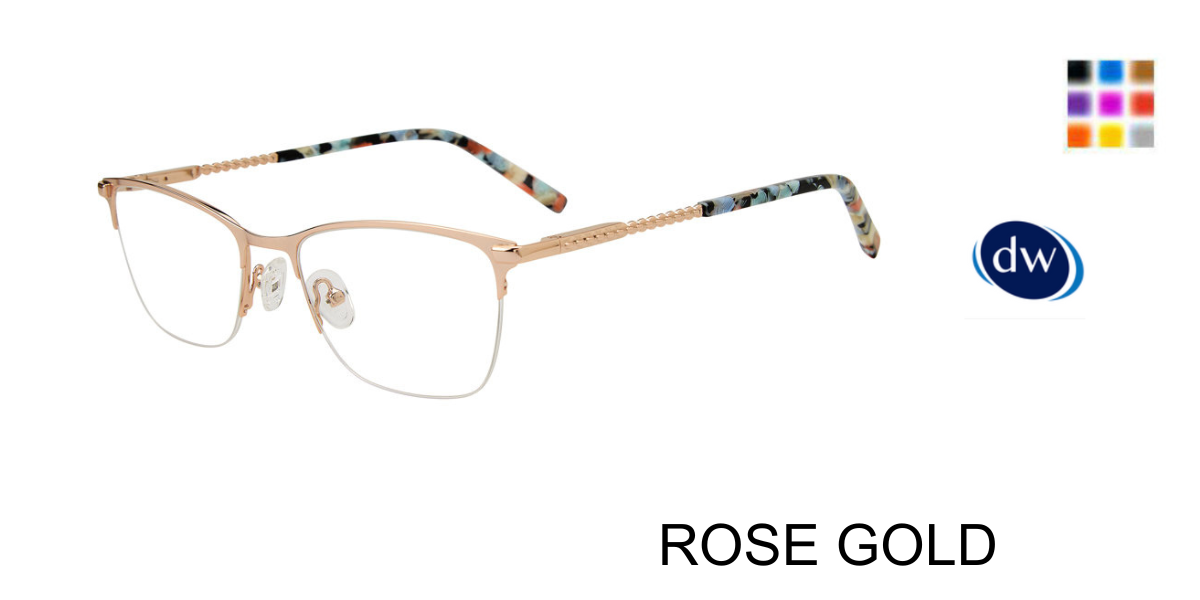 ROSE GOLD Jones New York VJON508 Eyeglasses