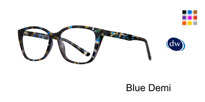 Blue Demi          Affordable Designs Jasmine Eyeglasses
