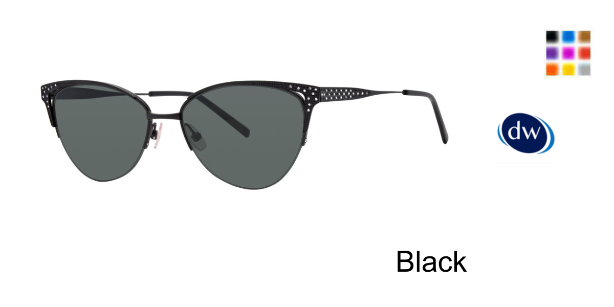Black  Vera Wang Talisa Sunglasses